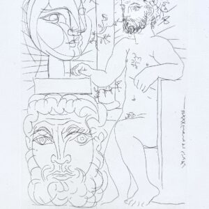 Sculpteur en Deux Têtes sculptées (La Suite Vollard)
