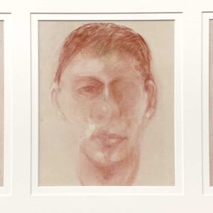 Three studies for a portrait of John Edwards