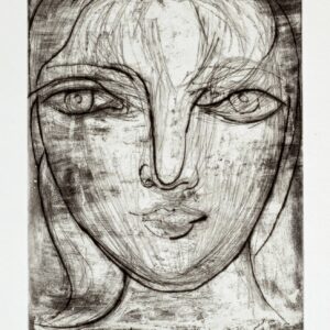 Pablo Picasso- Portrait de Marie-Thérèse de face